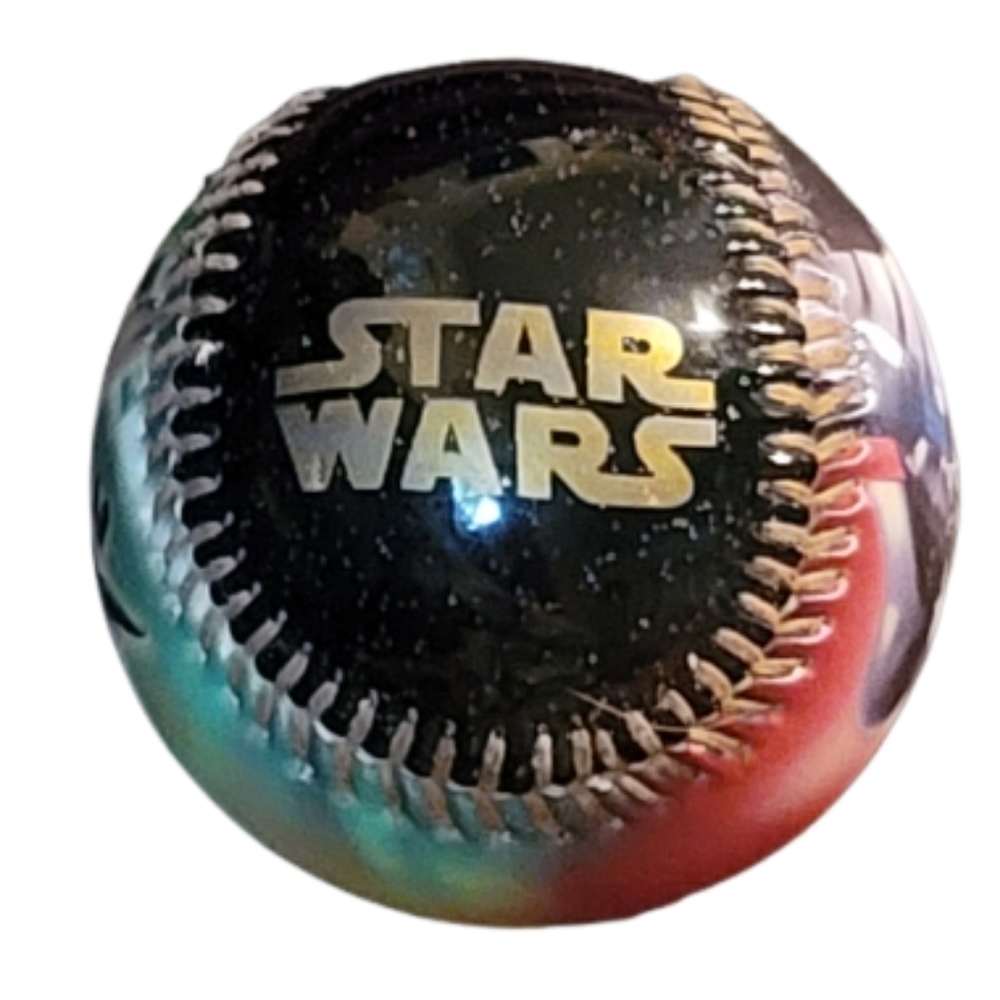 DISNEY 2007 Star Wars collectible Souvenir Baseball Yoda & Darth vada